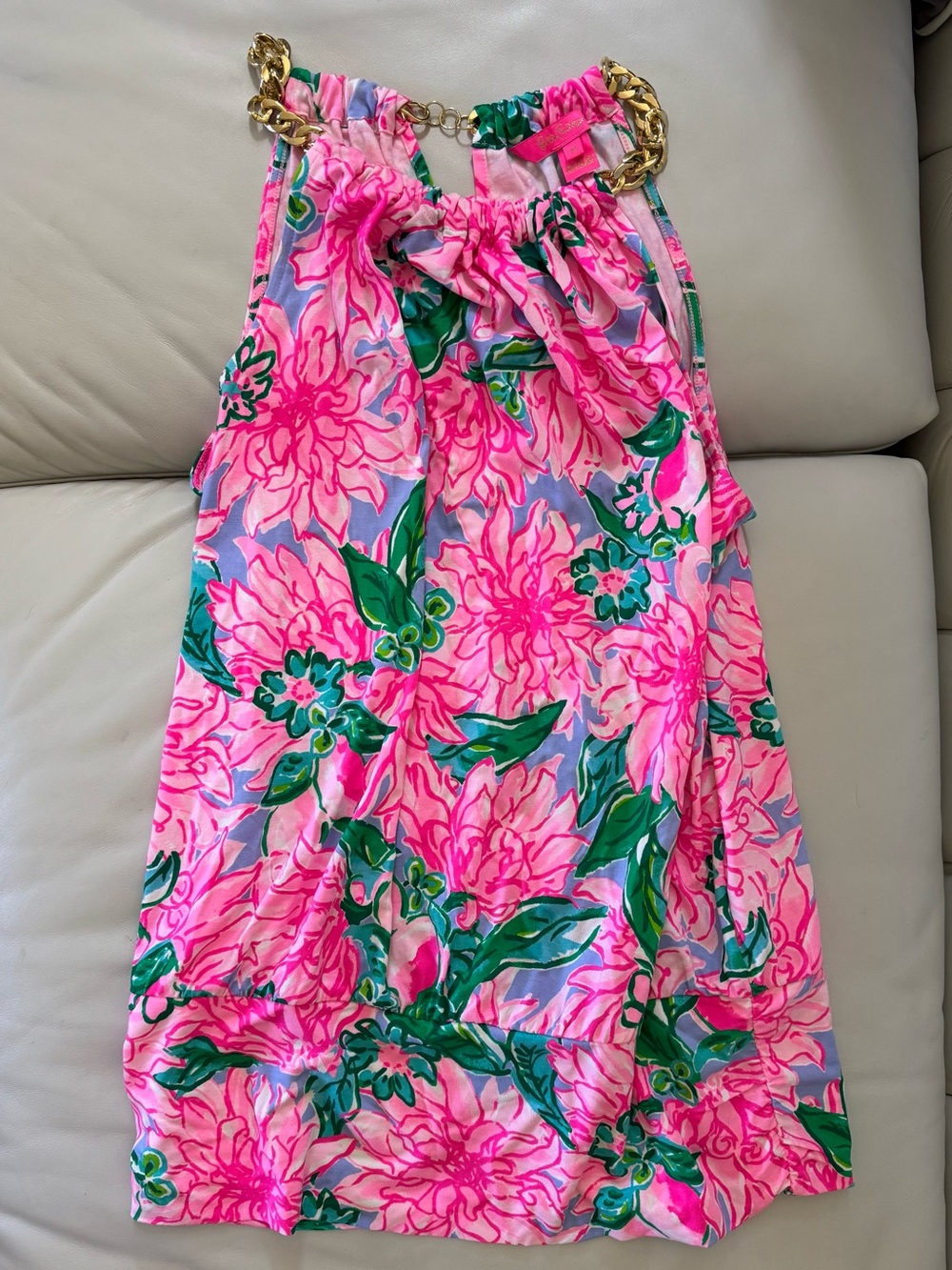 Lily Pulitzer Pink Chain Top NWOT